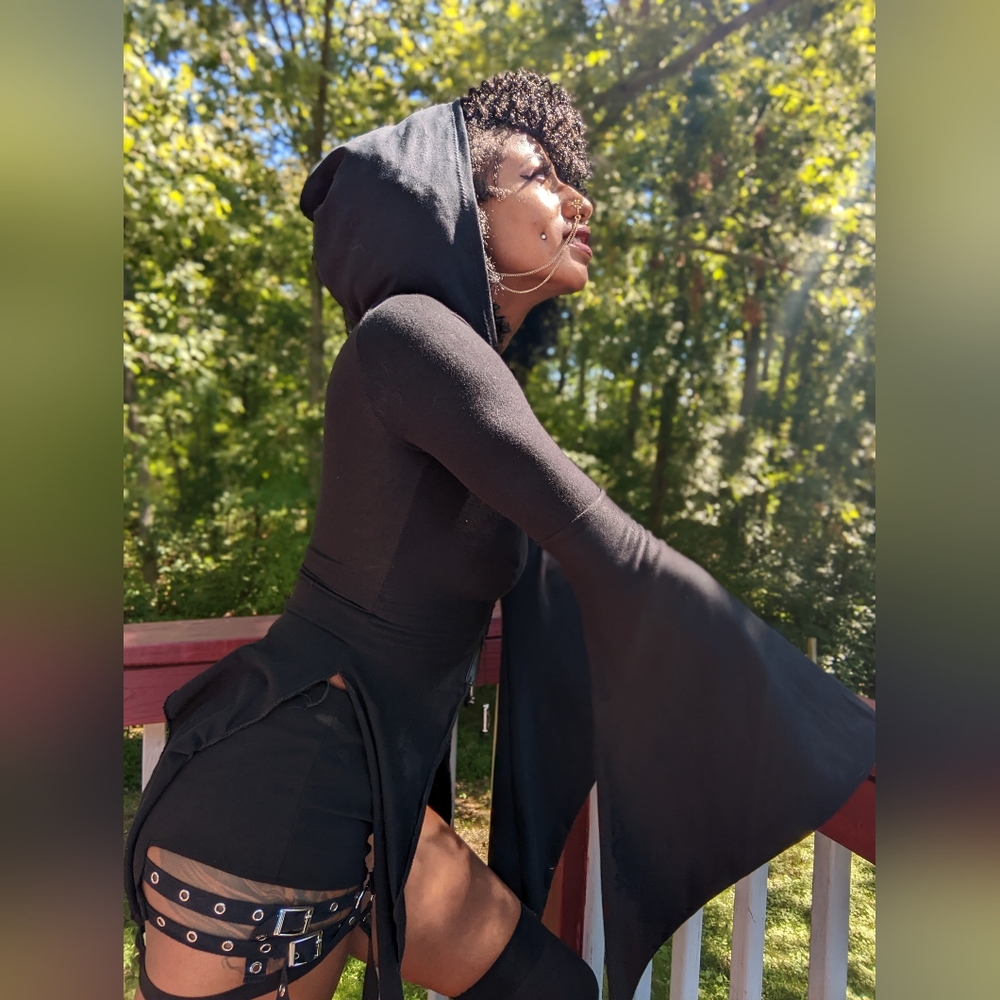 Black Widow Sorceress Top by Limitless Indigo Size S-XL - Picture 4 of 5